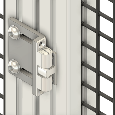 52-122-3 MODULAR SOLUTIONS BRACKET<BR>30 SERIES BALL LATCH 70MM BRACKET W/HARDWARE
